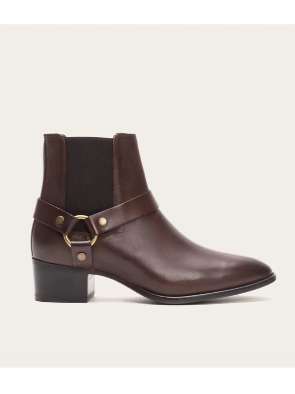 Frye Women's Dara Harness Leather Chelsea Boot Sz 9 - Picture 3 of 10